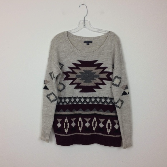 American Eagle Outfitters Sweaters - American Eagle Outfitters Aztec Wool Blend Sweater
